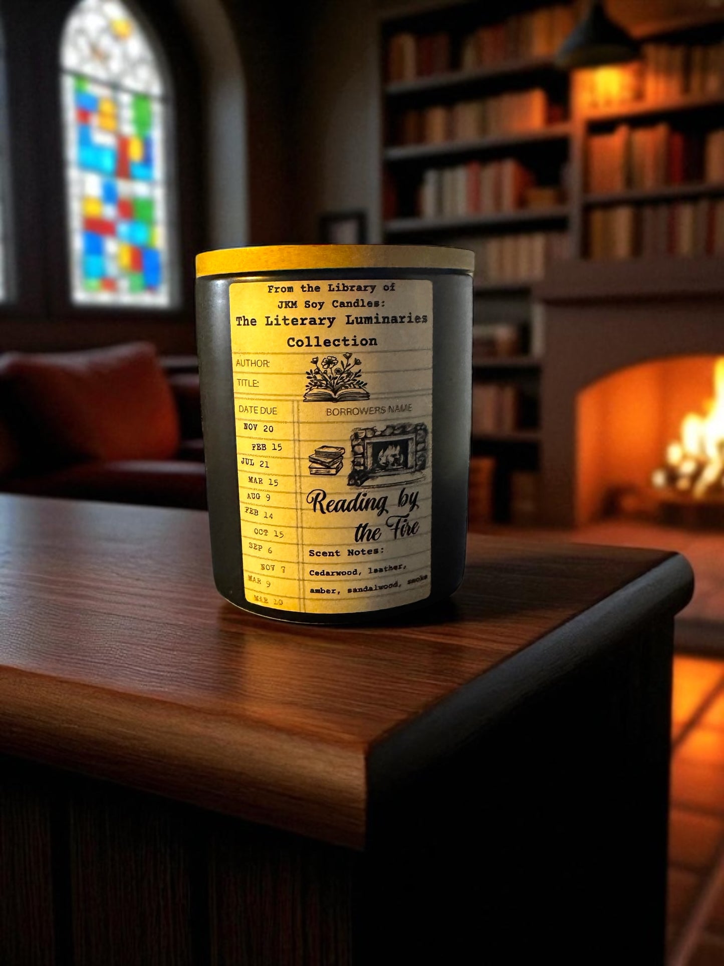 Reading by the Fire